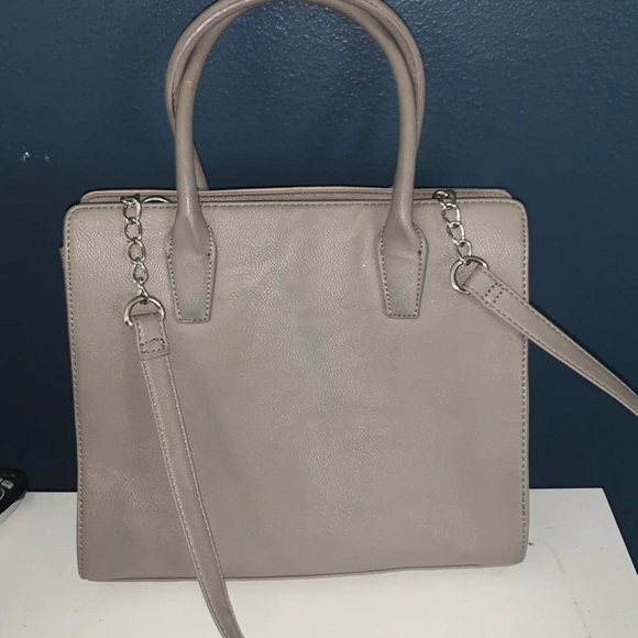 Nine West Grey Satchel with Pink/White - Picture 4 of 4
